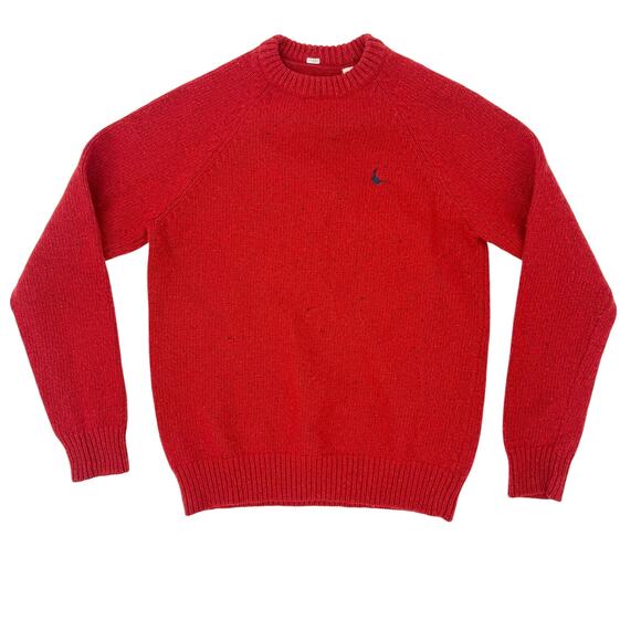 vintage Jack Wills Knitwear dark red Sweater men's XL pullover crewneck England - Picture 1 of 5